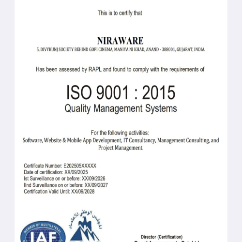 ISO 9001:2015 Certified